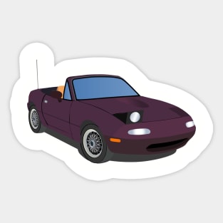 Winky Miata Winks Sticker